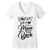 Love You To The Moon And Back Women's V-Neck T-Shirt