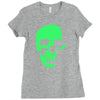 awesome neon green Ladies Fitted T-Shirt
