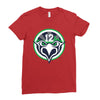 seattle 12. man Ladies Fitted T-Shirt