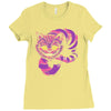 grinning like a cheshire cat 2 Ladies Fitted T-Shirt