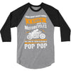 Motorcycles Pop Pop 3/4 Sleeve Shirt