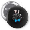 papa bunny Pin-back button