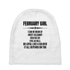 Super February Girl Baby Beanies