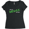 I Don't Do Drugs I Just Smoke Weed Women's Triblend Scoop T-shirt