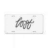 node License Plate