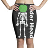 ciderhead cider drinking skeleton and apple Pencil Skirts