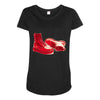 red skinhead bovver boots ideal birthday gift or present Maternity Scoop Neck T-shirt