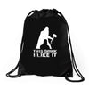 This Drink I Like It Drawstring Bags