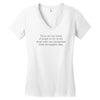 incomplete data people Women's V-Neck T-Shirt