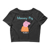 peppa pig mommy pig Crop Top