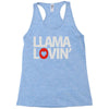 llama lovin' lover Racerback Tank