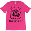 deal with it angry pitbul T-Shirt