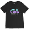 she is strong V-Neck Tee