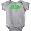 black funny glow in dark glowing Baby Onesie