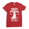 Best Friend Bull Terrier Ladies Fitted T-Shirt