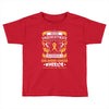 Never Underestimate the Strength of a Childhood Cancer Warrior Toddler T-shirt