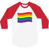 Rainbow Flag 3/4 Sleeve Shirt