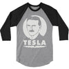 nikola tesla (2) 3/4 Sleeve Shirt