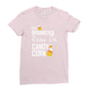 candy corn Ladies Fitted T-Shirt