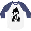 like a saiyan 3/4 Sleeve Shirt