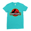 Daddysaurus Jurassic Park Ladies Fitted T-Shirt
