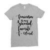 feminism is my second favorite f word Ladies Fitted T-Shirt