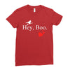 hey boo Ladies Fitted T-Shirt