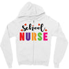 School Nurse Zipper Hoodie