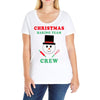 christmas baking team crew snowman Ladies Curvy T-Shirt