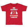 Me Against Uterine Cancer Toddler T-shirt