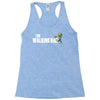 the walking dad Racerback Tank