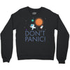 spacex don't panic in space Crewneck Sweatshirt