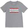 bonjour bitches V-Neck Tee