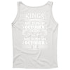 Real Kings Are Born On October 18 Tank Top