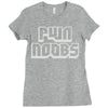 pwn noobs Ladies Fitted T-Shirt
