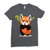 red fox 2 Ladies Fitted T-Shirt