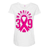 end breast cancer   39 warriors Maternity Scoop Neck T-shirt