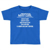 Smartass May Girl Toddler T-shirt