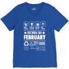 Born In February V-Neck Tee