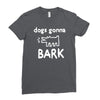 the janoskians dogs gonna bark Ladies Fitted T-Shirt