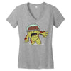 zombie monster2 Women's V-Neck T-Shirt