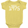 made in 1975 birthday celebration funny party Baby Bodysuit