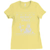 christmas funny dog &amp; snowman Ladies Fitted T-Shirt