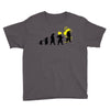 goku evolution (black) Youth Tee