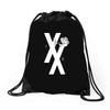 mgk t xx shirt flower black rose .. Drawstring Bags
