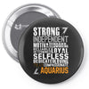Strong Independent Motivated Aquarius Pin-back button