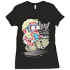 nerd attack Ladies Fitted T-Shirt