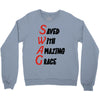 saved with amazing grace Crewneck Sweatshirt