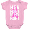 her fight is my fight Baby Bodysuit