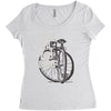 bike 'til you barf Women's Triblend Scoop T-shirt